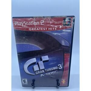 Gran Turismo 3 A-Spec PS2 CIB (Sony PlayStation 2, 2002) With Manual - Tested